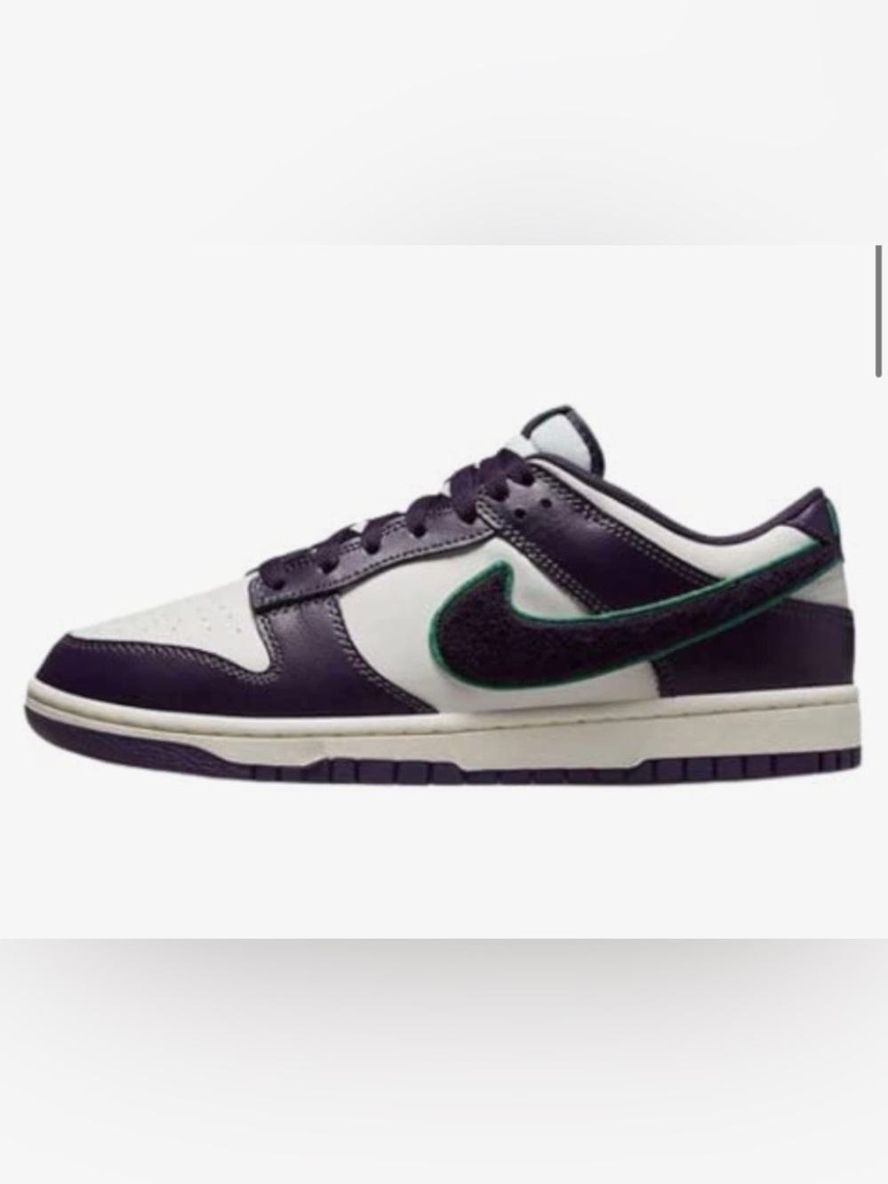 Nike Dunk Low Retro Chenille Swoosh Grand Purple